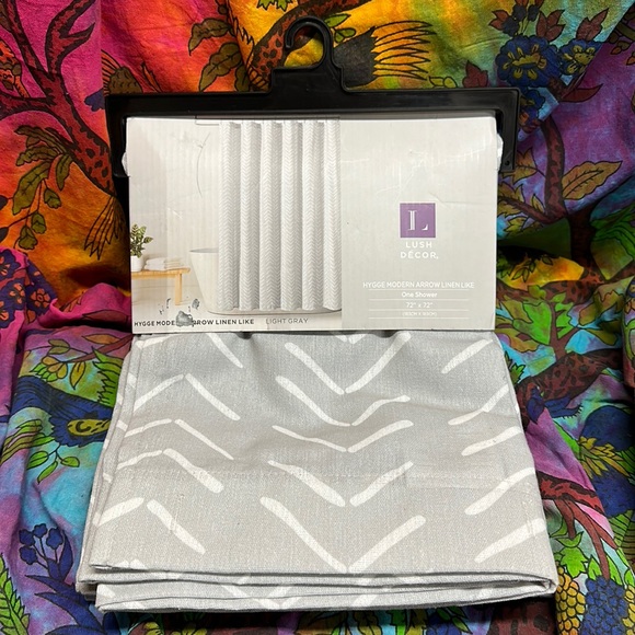 Lush Décor Other - Lush Decor Hygge Modern shower curtain